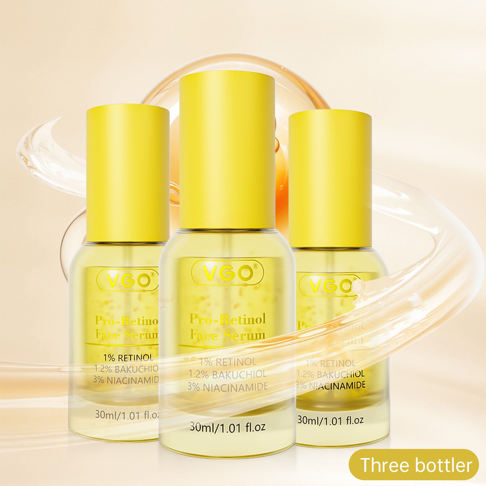 Dermatologist-Approved Pro-Retinol Face Serum for Daily Repair, Healthy and Happy skin.
