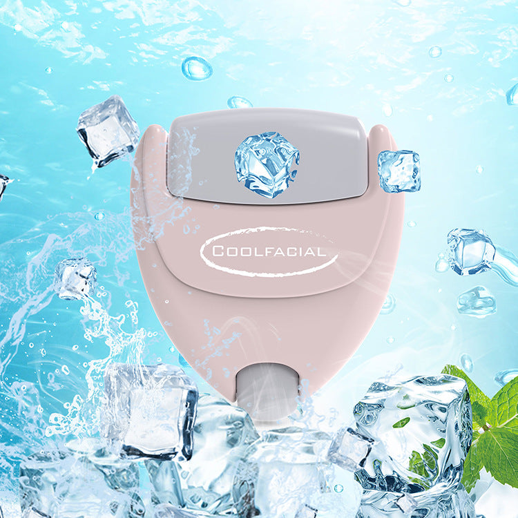 Two-in-one Heart-shaped Ice Roller Facial Massage Care