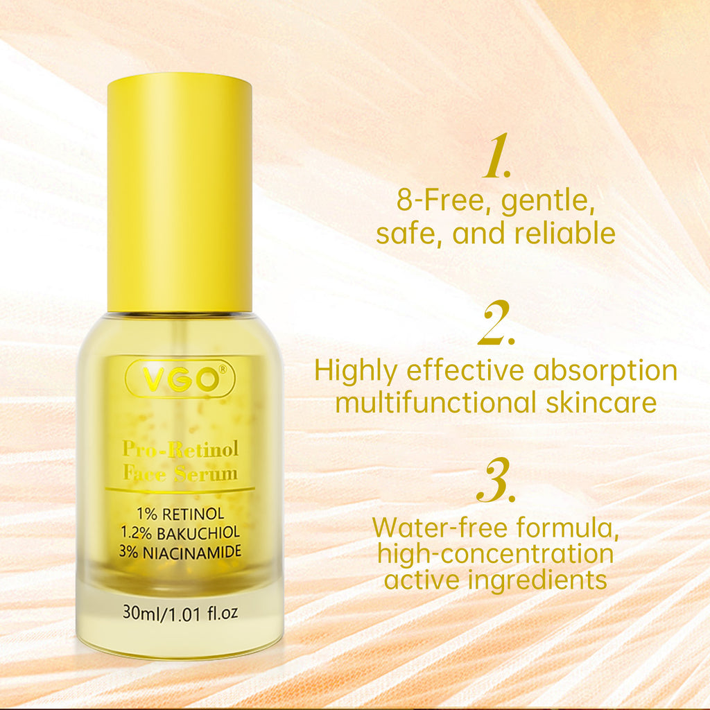 Dermatologist-Approved Pro-Retinol Face Serum for Daily Repair, Healthy and Happy skin.