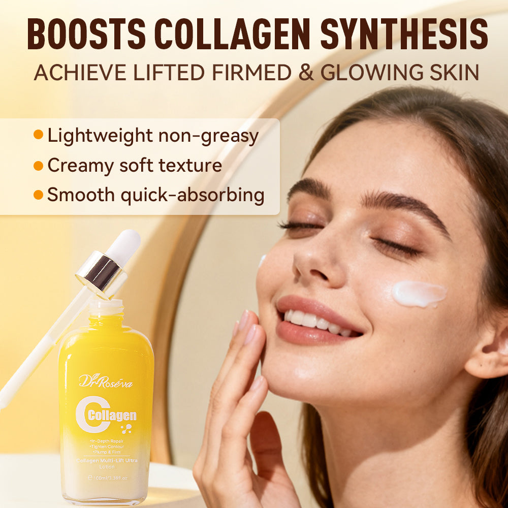 DR.ROSEVA Body Lotion Cream With Collagen For Smooth Skin 7 Days Brightening Whitening Body Moisturizer Cream