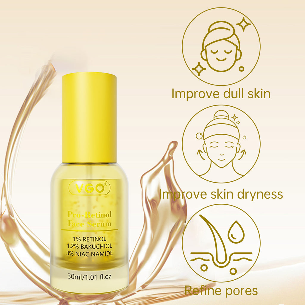 Dermatologist-Approved Pro-Retinol Face Serum for Daily Repair, Healthy and Happy skin.