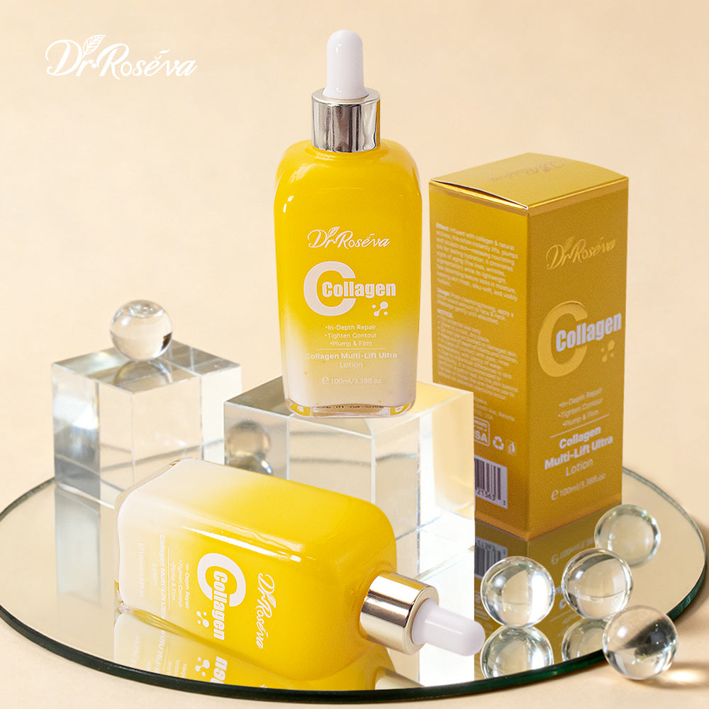 DR.ROSEVA Body Lotion Cream With Collagen For Smooth Skin 7 Days Brightening Whitening Body Moisturizer Cream