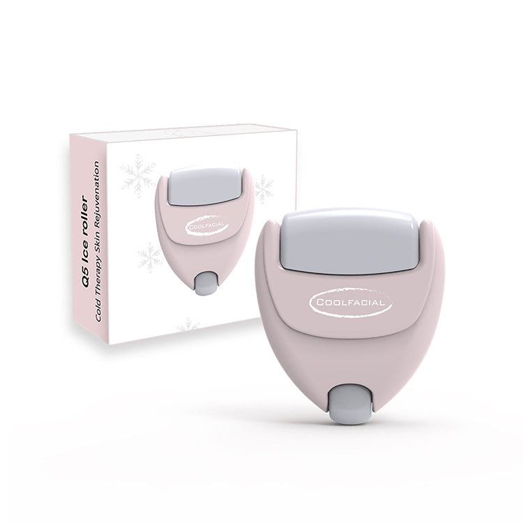 Two-in-one Heart-shaped Ice Roller Facial Massage Care